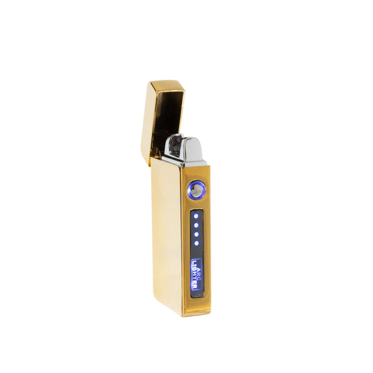 Flameless Flip Top Lighter- Gold